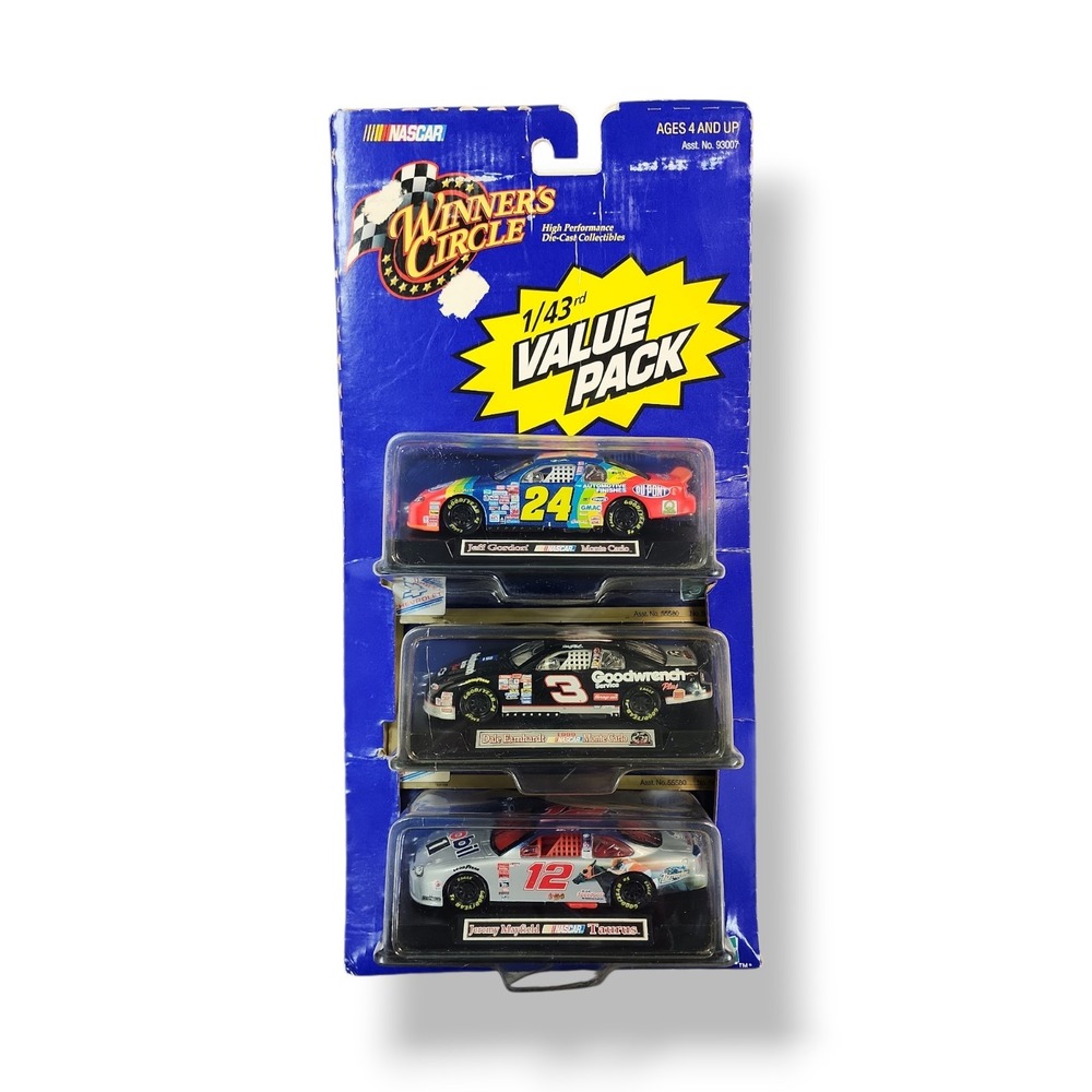 Winners Circle 1:43rd Value Pack 3 NASCAR Car Die Case‎ Models New